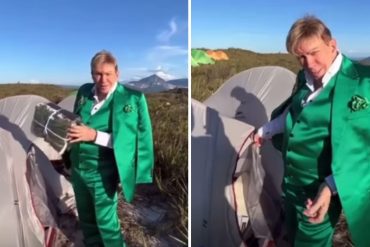 ¡NO LO PERDONARON! “Dejen los tepuyes en paz”: Estallan a Osmel Sousa por asistir a un “glam camping” en un tepuy (+Video)