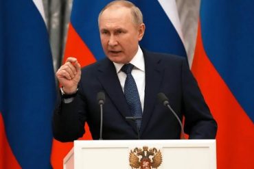 ¡EL MALO, PUES! «Si estalla una guerra, no les dará tiempo ni a parpadear»: Putin amenaza a Europa con un conflicto nuclear por el tema Ucrania