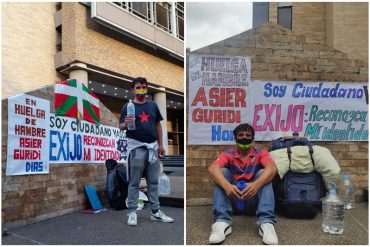¡AQUÍ LA TIENE! La historia del exiliado vasco que inició una huelga de hambre a las puertas del consulado español en Caracas para exigir un pasaporte o una cédula