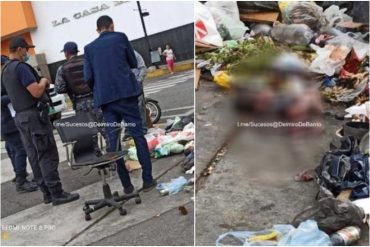 ¡ATROZ! Hallan el cuerpo de un bebé recién nacido en un basurero del Municipio Libertador