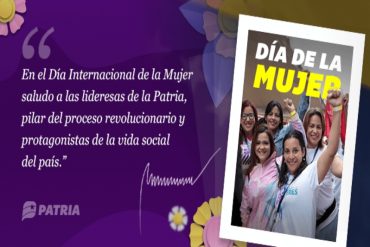 ¡DEBE SABERLO! Régimen inició el pago del bono por el Día de la Mujer (+El monto es poco más de $4)