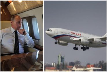 ¡LUJOSO! Una de las mejores aeronaves del planeta: así es el lujoso avión “invisible” en el que viaja Vladimir Putin