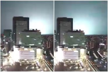 ¡LE CONTAMOS! Las luces azules que aparecieron en el cielo de Japón tras potente sismo en Fukushima (+La explicación) (+Video)