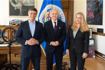 ¡SEPA! Almagro se reunió con Leopoldo López y Lilian Tintori para “analizar la situación” de Venezuela: “Reiteramos el compromiso de la OEA”