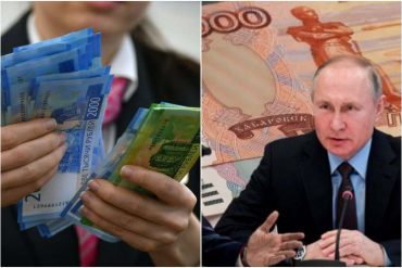 ¡RESPUESTA A LAS SANCIONES! Putin prohíbe transferir divisas al extranjero y ordena a empresas convertir el 80% de sus ingresos en rublos