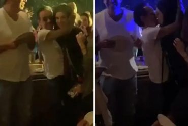 ¡TIENE QUE VERLO! El apasionado beso que le dio Marc Anthony a la miss paraguaya Nadia Ferreira y que confirmaría el romance entre ambos (+Video)