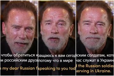 ¡DIRECTO! Arnold Schwarzenegger exigió a Vladimir Putin para la “guerra sin sentido” que inició en Ucrania: “Están sucediendo cosas terribles” (+Video)