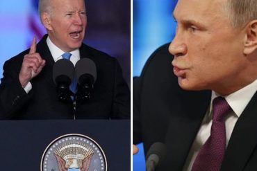 ¡AY, PAPÁ! El fuerte mensaje de Biden sobre Putin: «Ese hombre no puede permanecer en el poder» (+Video)