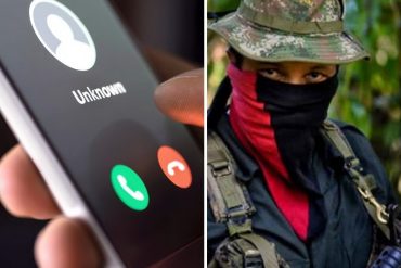 ¡LE CONTAMOS! “Somos del ELN, deben colaborar con nosotros, o sino morirán”: Alertan sobre nuevo método de extorsión desde las cárceles venezolanas