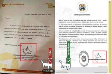 ¡LE CONTAMOS! Documento que vincula a Guaidó con un presunto narcotraficante fue forjado