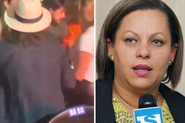 ¡SEPA! Medio web afirma que magistrada chavista Indira Alfonzo estuvo involucrada en incidente con un arma en el concierto de Morat (+Video)