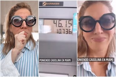 ¡CASI NADA! Humorista Jean Mary Curro sorprendida por lo que tuvo que pagar por medio tanque de gasolina en EEUU: “Ojalá me lleve el diablo” (+Video)