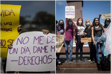 ¡NECESARIO! Personas trans protestaron para exigir que se les garantice el derecho a la identidad: “Luchamos para que no haya más crímenes de odio”