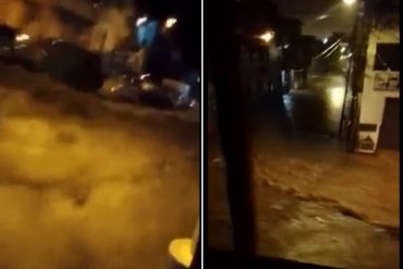 Fuertes lluvias causan inundaciones en algunas zonas del oeste de Caracas (+Videos)