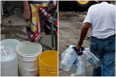 ¡LA ODISEA DE SIEMPRE! Vecinos de urbanización del municipio Palavecino en Lara tenían un mes sin agua y cuando llegó, tenía poca presión