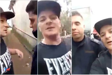 Se burló de la policía porque fueron a allanar su casa y no encontraron nada, pero quedó detenido (+Video)