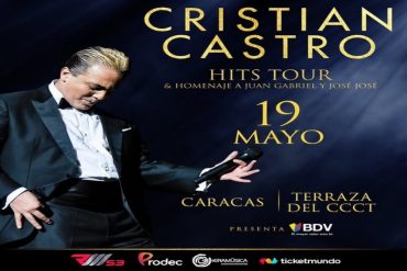 ¡VAYA, VAYA! “Patrocinado por el Banco de Venezuela”:  Christian Castro se suma a la lista de artistas que vuelven a cantar al país (+Reacciones)