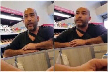 ¡INNECESARIO! “Despatriado culia*, hijo de p*ta”: indignante momento en el que un chileno agredió física y verbalmente a dos migrantes venezolanos en una tienda Oxxo (+Video)