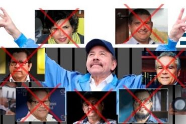 ¡LE CONTAMOS! Tras la farsa electoral, la farsa judicial: cómo Daniel Ortega condenó a los 7 candidatos que intentaron enfrentarlo