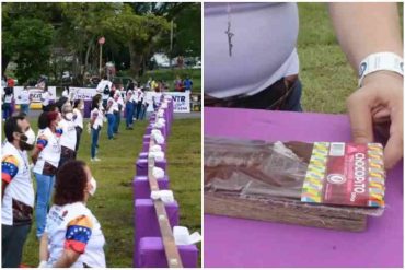 ¡TODA UNA HAZAÑA! En Caripito, estado Monagas, se creó la barra de chocolate más larga del mundo y obtuvo Récord Guinness (+Foto) (+Video)