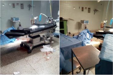 Las insalubres condiciones en las que se encuentra el quirófano del Hospital de Los Magallanes (+Fotos)