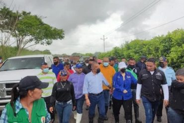 Manuel Rosales informa que refuerzan muros por inundaciones en el Sur del Lago