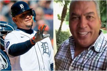 ¡VEA! «Felicidades, hermano, sé que continuarás dando palo»: Andrés el «Gato» Galarraga a Miguel Cabrera por sus 3.000 hits (+Video)