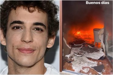 ¡TERRIBLE! “¡No lo puedo creer”: a un actor de ‘La casa de papel’ se le incendió su casa y se quebró en llanto porque quedó completamente destruida (+Video)