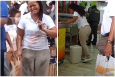 ¡DE LOCURA! Metió el brazo de la vendedora en aceite caliente porque sus empanadas “estaban frías”