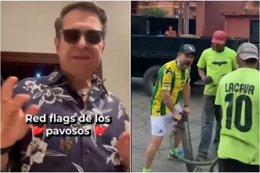 Rafael Lacava no aguantó las críticas y publicó un video para sacarle “red flags” a los “pavosos” que critican su gestión en Carabobo