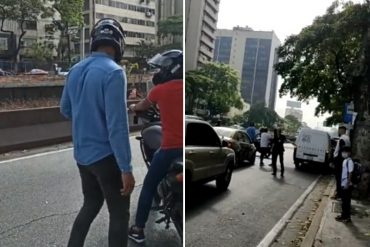 ¡DIRECTO! “Así estará de c*gao”: Nicmer Evans confrontó a supuestos escoltas de Diosdado Cabello que trancaron avenida Libertador de Caracas (+Video)