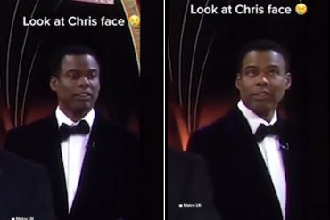 ¡VEA! Apareció un video nunca visto de Chris Rock con los ojos “volteados” luego de la cachetada de Will Smith