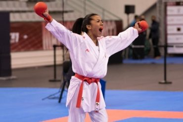 ¡QUÉ ORGULLO! La venezolana Yorgelis Salazar ganó el oro de la ganó Premier League de Karate en Portugal (+Fotos +Video)