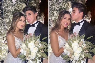 ¡LE MOSTRAMOS! “¡Qué alegría el amor!“: la Divaza estuvo en la espectacular boda de Sheryl Rubio y así presumió a su novio estadounidense (+Fotos)