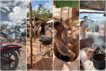 ¡REVELADOR! Una joven mostró cómo es una “bulla” en El Callao: “Muchos barrancos en una mina en la que encuentra ‘bastante’ oro” (+Videos)