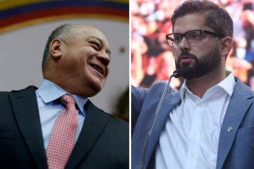 Diosdado Cabello se olvidó de las violaciones de DDHH en Venezuela y criticó a Gabriel Boric por “reprimir” a estudiantes en Chile: “Qué decepción” (+Video)