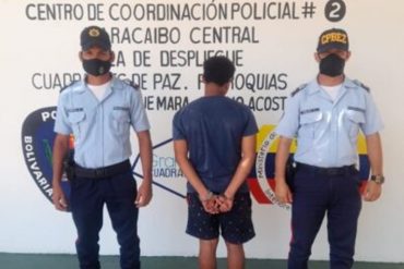 ¡ATROZ! Detenido adolescente en Maracaibo que causó varias heridas a su padre tras golpearlo con una piedra