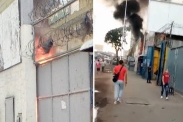 ¡SEPA! Incendio en subestación eléctrica en el sector Buena Vista de Petare dejó a gran parte del municipio Sucre sin luz (+Fotos +Video)