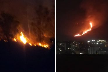 ¡LE MOSTRAMOS! Reportaron incendio de gran magnitud en el parque nacional el Ávila (+Imágenes y videos impactantes)