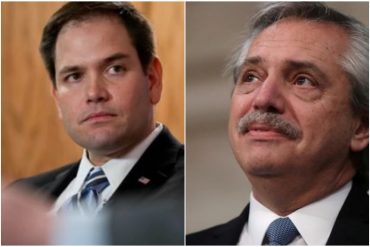 ¡FRONTAL! Marco Rubio le lanza a Fernández por anunciar que restablecerá relaciones con Maduro: «Este acto diplomático imprudente es una amenaza a la seguridad nacional de EEUU»