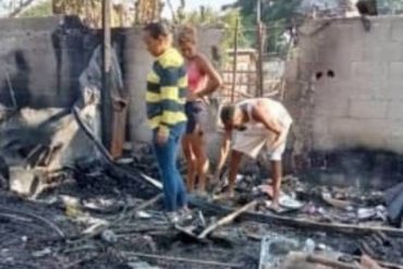 ¡HEROICO! Murió calcinada una madre aragüeña mientras salvaba a sus dos pequeños hijos de un incendio