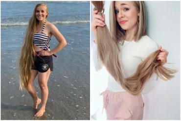 ¡UN CAMBIO RADICAL! ¿Rapunzel?: Joven se hace viral en redes por cortar su cabello de más de un metro de largo