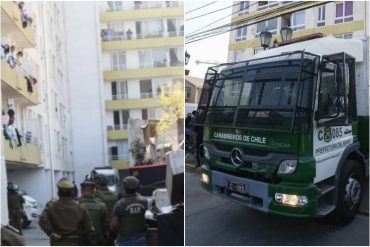 Desalojaron edificio invadido por venezolanos en Chile: medios hablan de decenas de personas detenidas