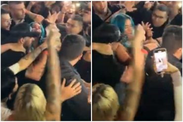 Una fanática bañó con cerveza a Karol G tras salir de un concierto en Medellín (+Video)
