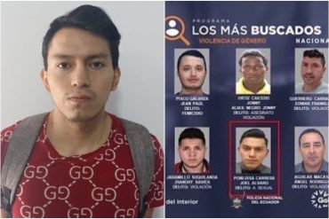 Expulsan de Venezuela a uno de los delincuentes más buscados en Ecuador