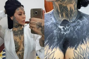 “He pasado noches que jamás imaginé que pasaría”: Influencer colombiana termina en sala de emergencias tras realizarse un tatuaje black out