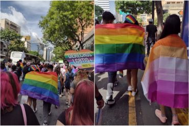 Marcharon en Caracas por el Día Contra la Homofobia, la bifobia y la transfobia (+Fotos +Videos)