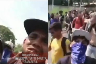 “Te cayó fue el hampa”: Difunden  video de venezolanos caminando a EEUU y exigiendo que los dejen entrar