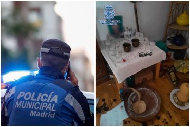 Detenida en Madrid una abuela venezolana santera que montó un altar para matar a sus nietos: Los niños gritaban aterrados por las ventanas