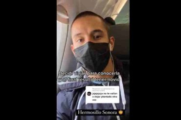 Se conocieron por internet, viajó a verla, pero ella le confesó que ya tenía novio (su reacción se hizo viral)